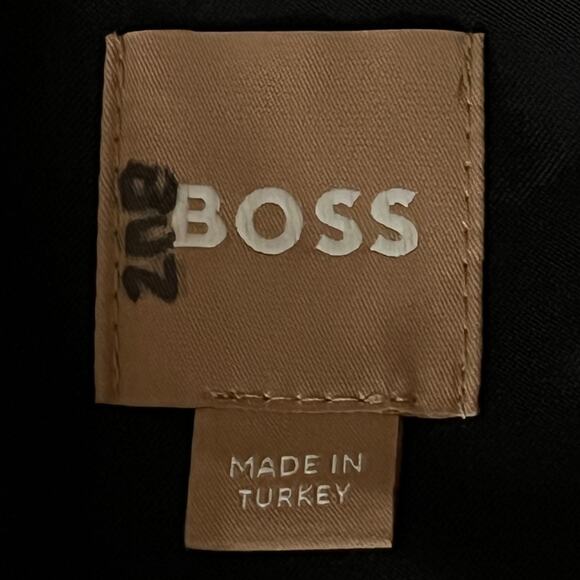 BOSS Hugo Boss Dress Dayami wool midi plaid sleeveless size 4 - Picture 6 of 8